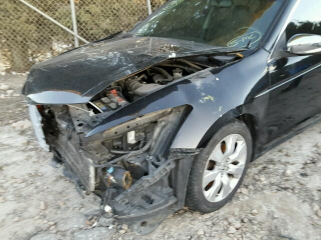 1HGCP36899A006735 - 2009 HONDA ACCORD EXL BLACK photo 9