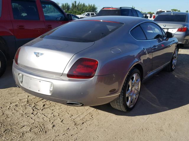 SCBCR73W67C040834 - 2007 BENTLEY CONTINENTA GRAY photo 4