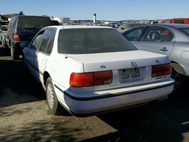 1HGCB7655NA233653 - 1992 HONDA ACCORD LX WHITE photo 3