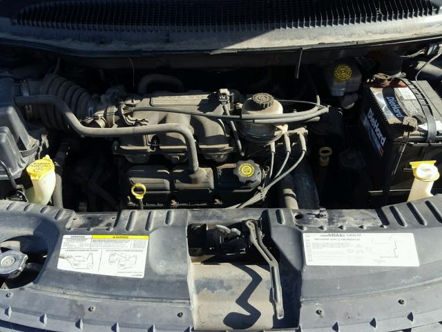 2C8GP64L94R577475 - 2004 CHRYSLER TOWN & COU BLUE photo 7