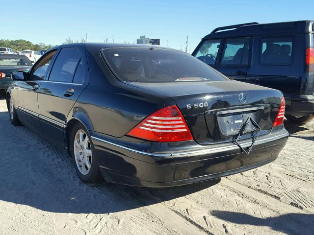 WDBNG70J5YA099924 - 2000 MERCEDES-BENZ S 430 BLACK photo 3