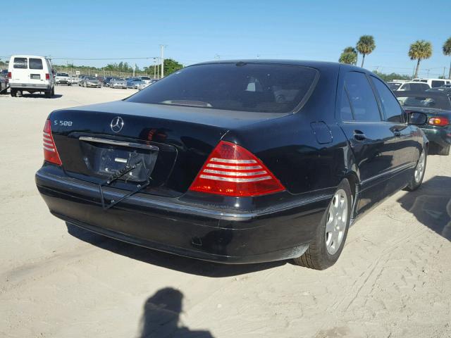 WDBNG70J5YA099924 - 2000 MERCEDES-BENZ S 430 BLACK photo 4