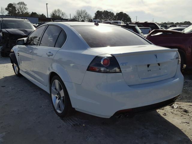 6G2EC57Y99L205020 - 2009 PONTIAC G8 GT WHITE photo 3