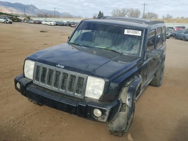 1J8HG58207C637795 - 2007 JEEP COMMANDER BLACK photo 2