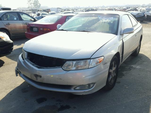 2T1CF28P52C554670 - 2002 TOYOTA CAMRY SOLA SILVER photo 2