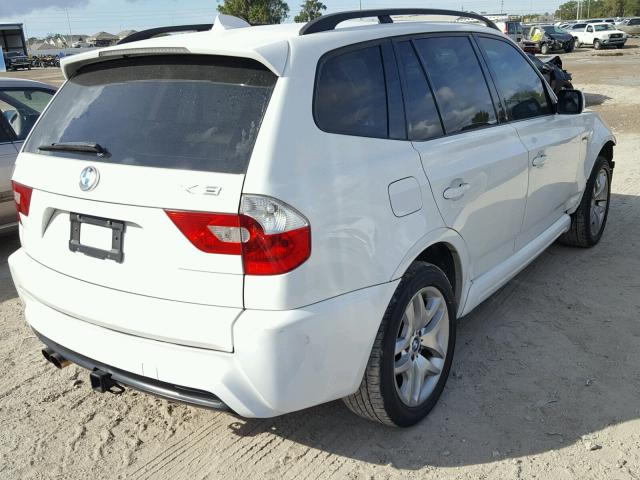 WBXPA93406WG80329 - 2006 BMW X3 3.0I WHITE photo 4