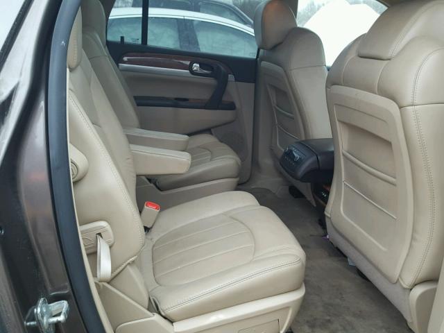 5GAEV23768J227521 - 2008 BUICK ENCLAVE CX BROWN photo 6