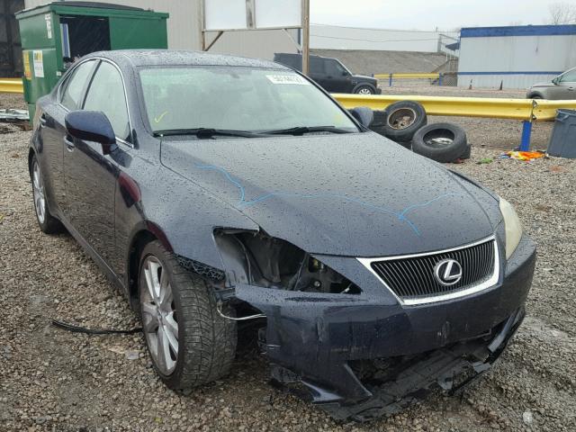 JTHBK262365000494 - 2006 LEXUS IS 250 BLUE photo 1