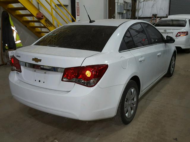 1G1PC5SH0C7290511 - 2012 CHEVROLET CRUZE LS WHITE photo 4