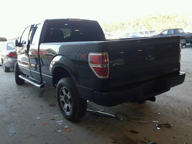 1FTFX1EF4DFC62096 - 2013 FORD F150 SUPER BLACK photo 3