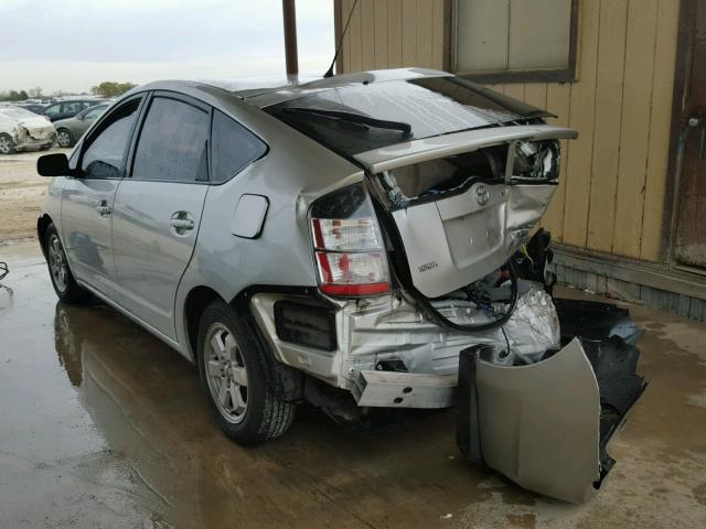 JTDKB20U357023790 - 2005 TOYOTA PRIUS SILVER photo 3