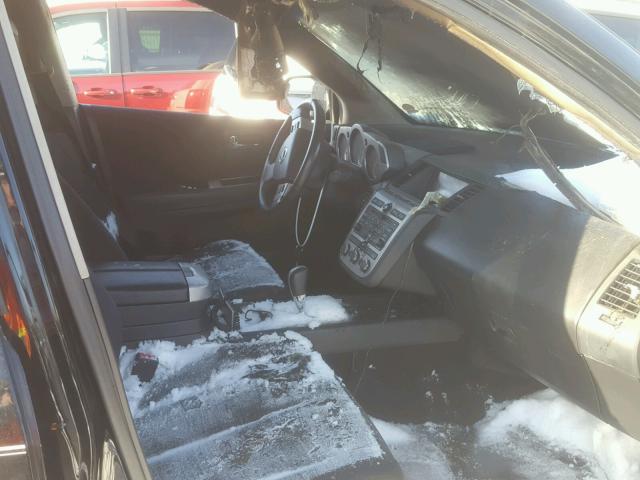 JN8AZ08W16W507549 - 2006 NISSAN MURANO SL BLACK photo 5