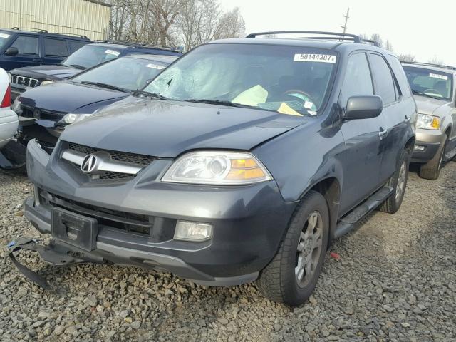 2HNYD188X4H538207 - 2004 ACURA MDX TOURIN GRAY photo 2