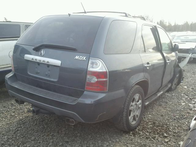 2HNYD188X4H538207 - 2004 ACURA MDX TOURIN GRAY photo 4