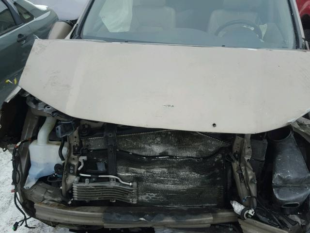 5FNYF4H57AB023724 - 2010 HONDA PILOT EXL BEIGE photo 7