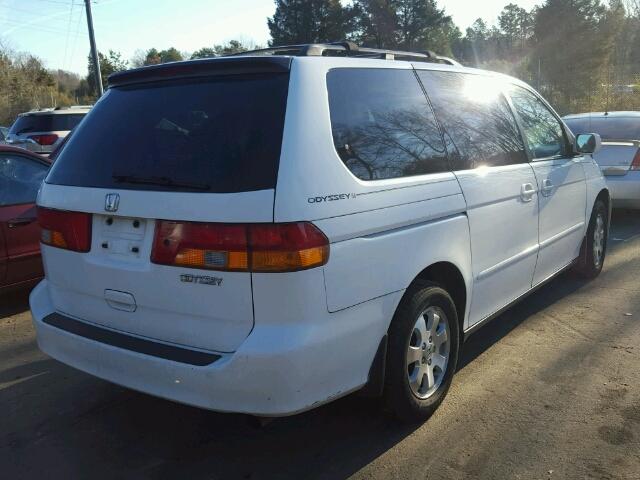 5FNRL18804B150020 - 2004 HONDA ODYSSEY EX WHITE photo 4