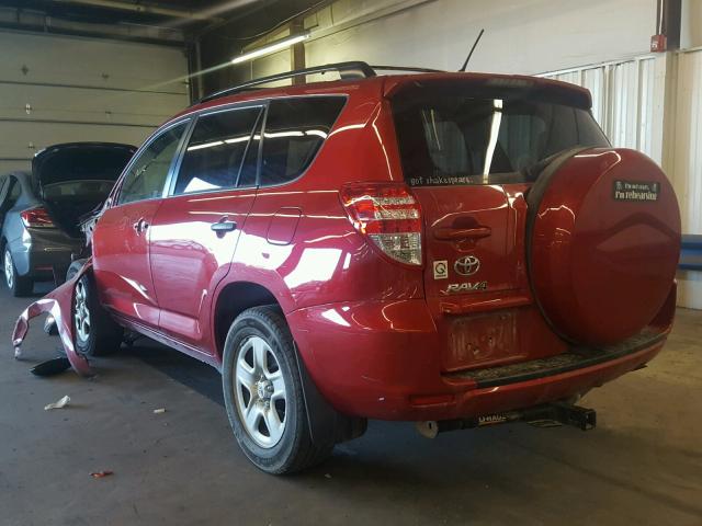 2T3BF4DV8CW184558 - 2012 TOYOTA RAV4 RED photo 3