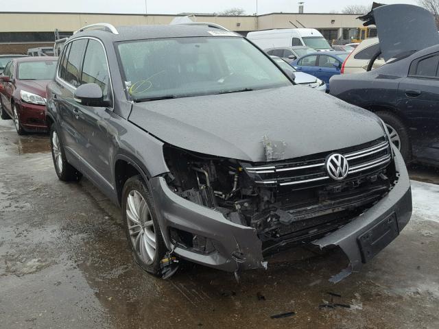 WVGBV7AX4CW003334 - 2012 VOLKSWAGEN TIGUAN S GRAY photo 1