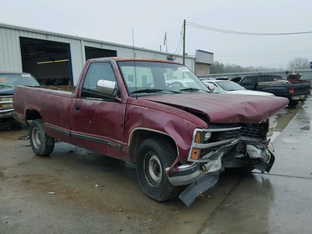 1GCDC14H8KE252681 - 1989 CHEVROLET GMT-400 C1 BURGUNDY photo 1