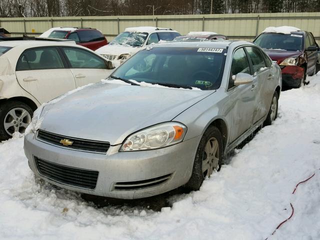 2G1WA5EKXA1117520 - 2010 CHEVROLET IMPALA LS SILVER photo 2