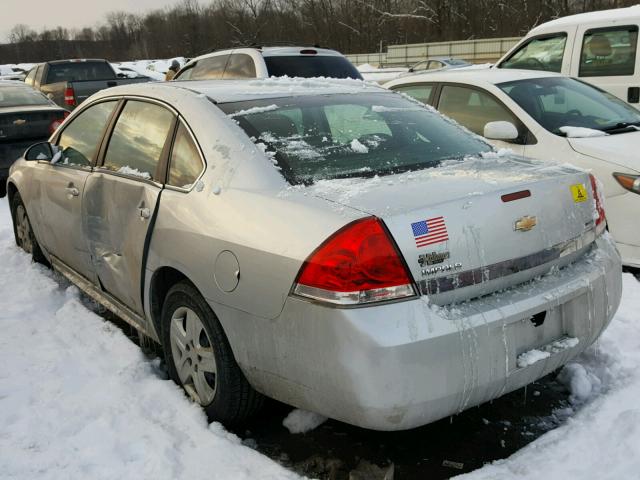 2G1WA5EKXA1117520 - 2010 CHEVROLET IMPALA LS SILVER photo 3