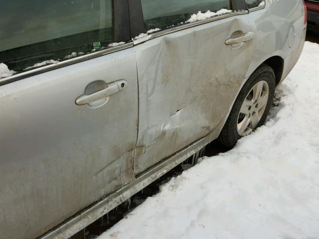 2G1WA5EKXA1117520 - 2010 CHEVROLET IMPALA LS SILVER photo 9
