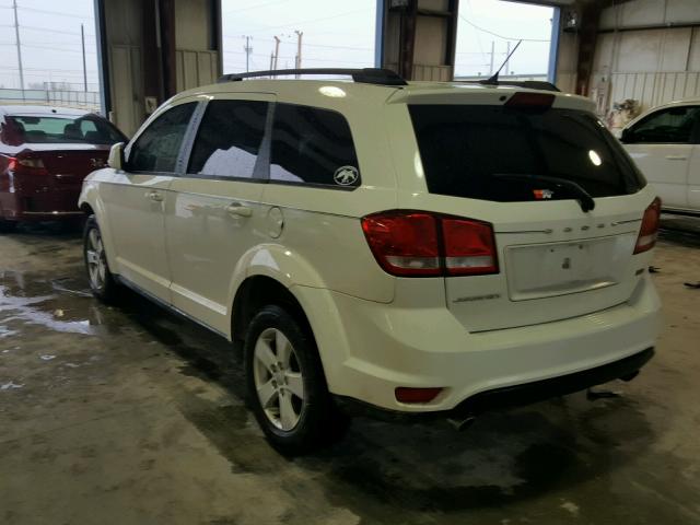 3C4PDCBG8CT132347 - 2012 DODGE JOURNEY SX WHITE photo 3