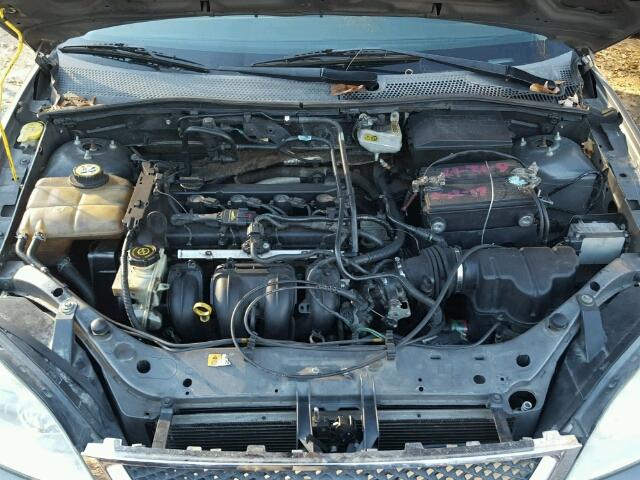 1FAHP34N86W213067 - 2006 FORD FOCUS ZX4 GRAY photo 7