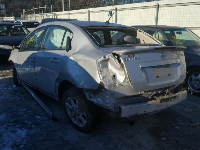 3N1AB6AP8AL703558 - 2010 NISSAN SENTRA 2.0 SILVER photo 3