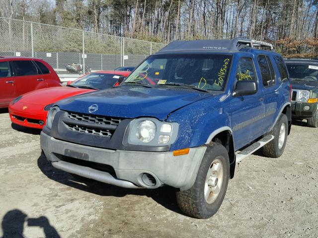 5N1ED28Y83C636194 - 2003 NISSAN XTERRA XE BLUE photo 2