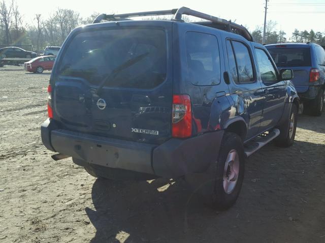 5N1ED28Y83C636194 - 2003 NISSAN XTERRA XE BLUE photo 4