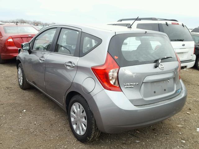 3N1CE2CP0FL362606 - 2015 NISSAN VERSA NOTE SILVER photo 3