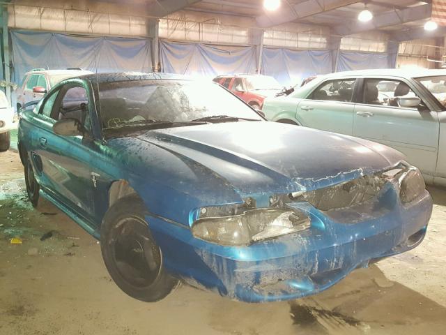 1FALP4049RF145556 - 1994 FORD MUSTANG TEAL photo 1