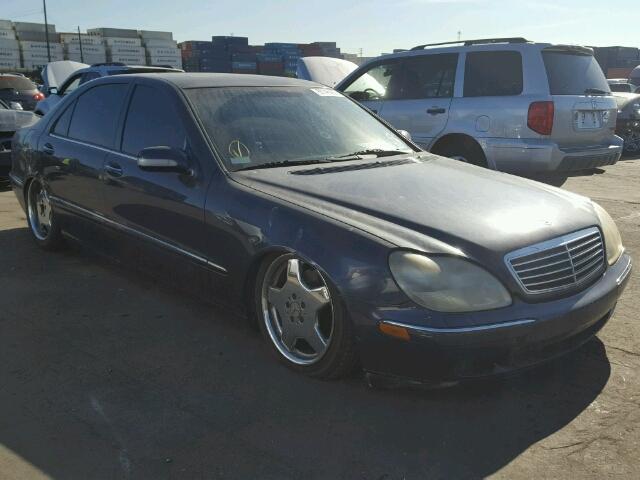 WDBNG75J5YA058136 - 2000 MERCEDES-BENZ S 500 BLUE photo 1