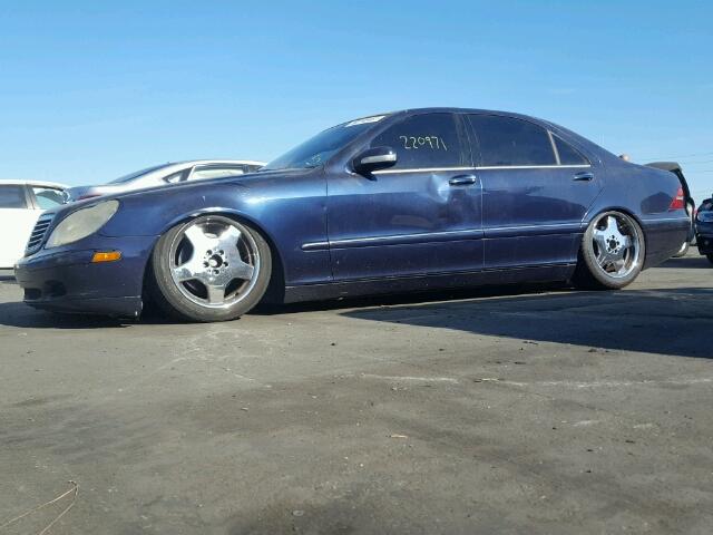 WDBNG75J5YA058136 - 2000 MERCEDES-BENZ S 500 BLUE photo 9