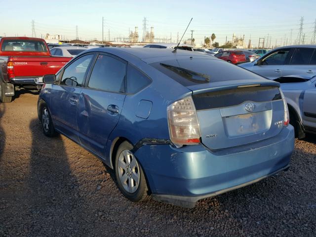 JTDKB20U977086993 - 2007 TOYOTA PRIUS BLUE photo 3