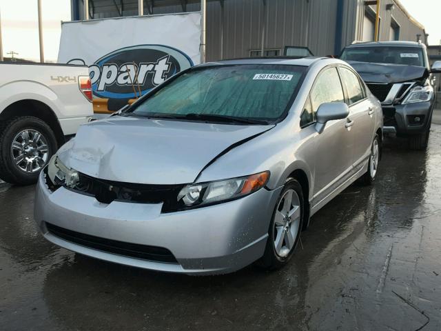 1HGFA16856L086800 - 2006 HONDA CIVIC EX SILVER photo 2