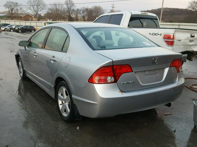 1HGFA16856L086800 - 2006 HONDA CIVIC EX SILVER photo 3