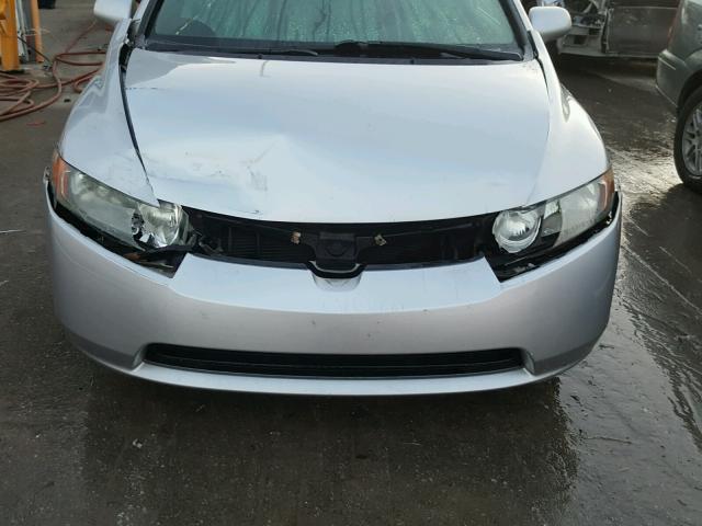 1HGFA16856L086800 - 2006 HONDA CIVIC EX SILVER photo 9