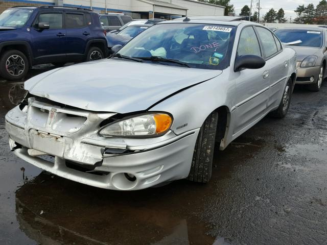 1G2NW52E54M613812 - 2004 PONTIAC GRAND AM G SILVER photo 2