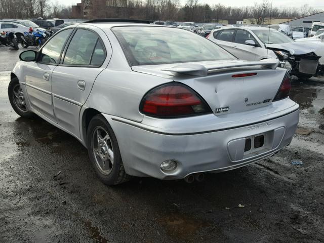 1G2NW52E54M613812 - 2004 PONTIAC GRAND AM G SILVER photo 3