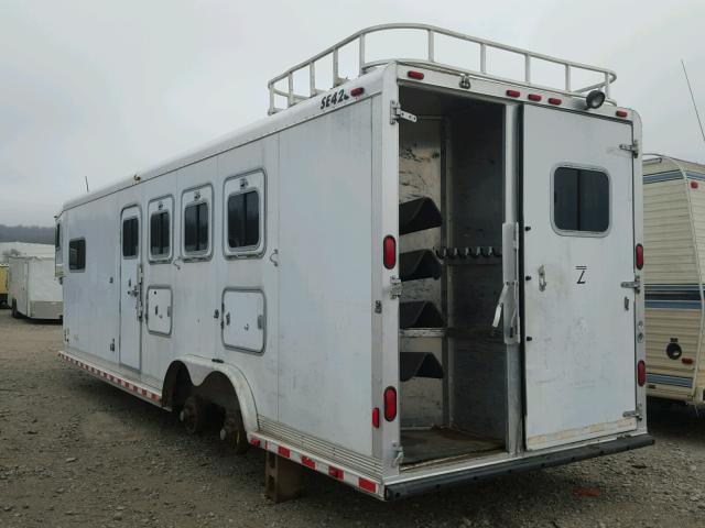 48HSA282641000846 - 2004 HORS TRAILER WHITE photo 3