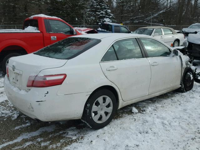 4T1BE46K88U773048 - 2008 TOYOTA CAMRY CE WHITE photo 4