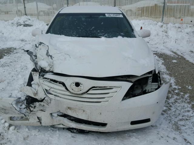 4T1BE46K88U773048 - 2008 TOYOTA CAMRY CE WHITE photo 9