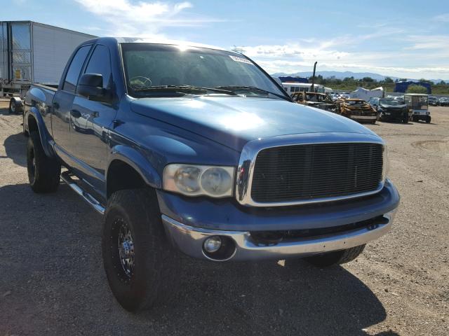 3D7KU28C64G193091 - 2004 DODGE RAM 2500 S ლურჯი ფოტო 1