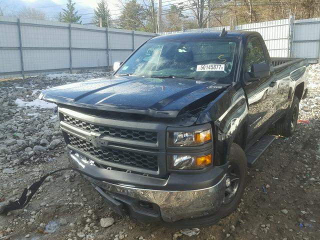 1GCNKPEC3FZ417659 - 2015 CHEVROLET SILVERADO BLACK photo 2