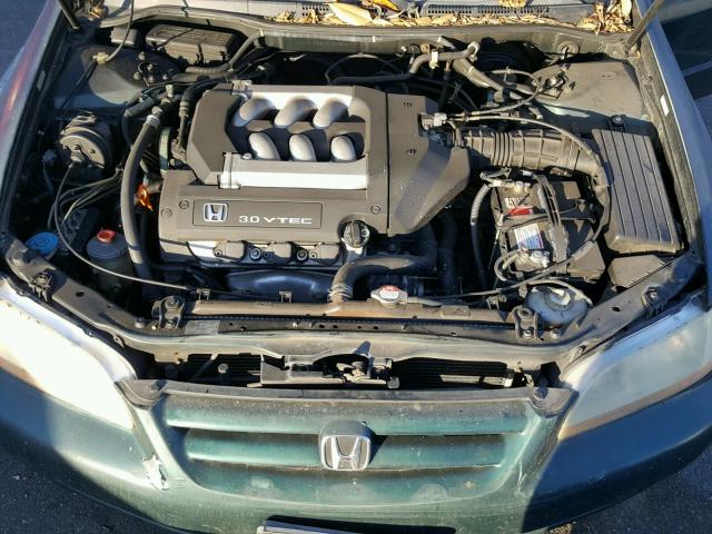 1HGCG16581A051874 - 2001 HONDA ACCORD EX GREEN photo 7