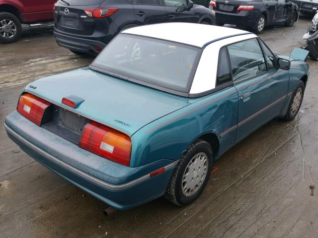 6MPCT01Z7N8601599 - 1992 MERCURY CAPRI TURQUOISE photo 4