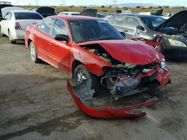 1G2NF52E34M541413 - 2004 PONTIAC GRAND AM S RED photo 1