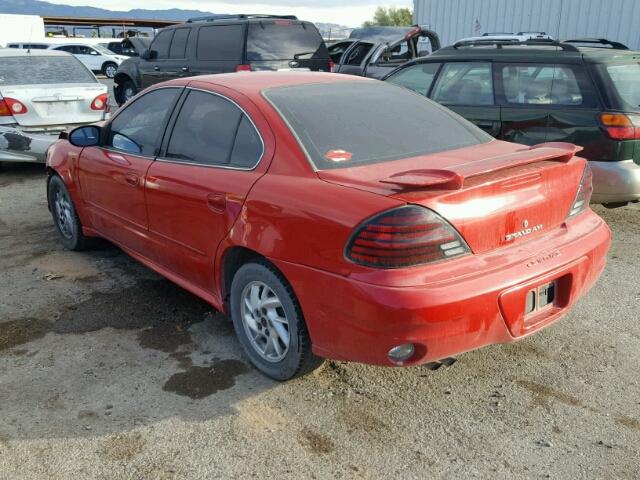 1G2NF52E34M541413 - 2004 PONTIAC GRAND AM S RED photo 3